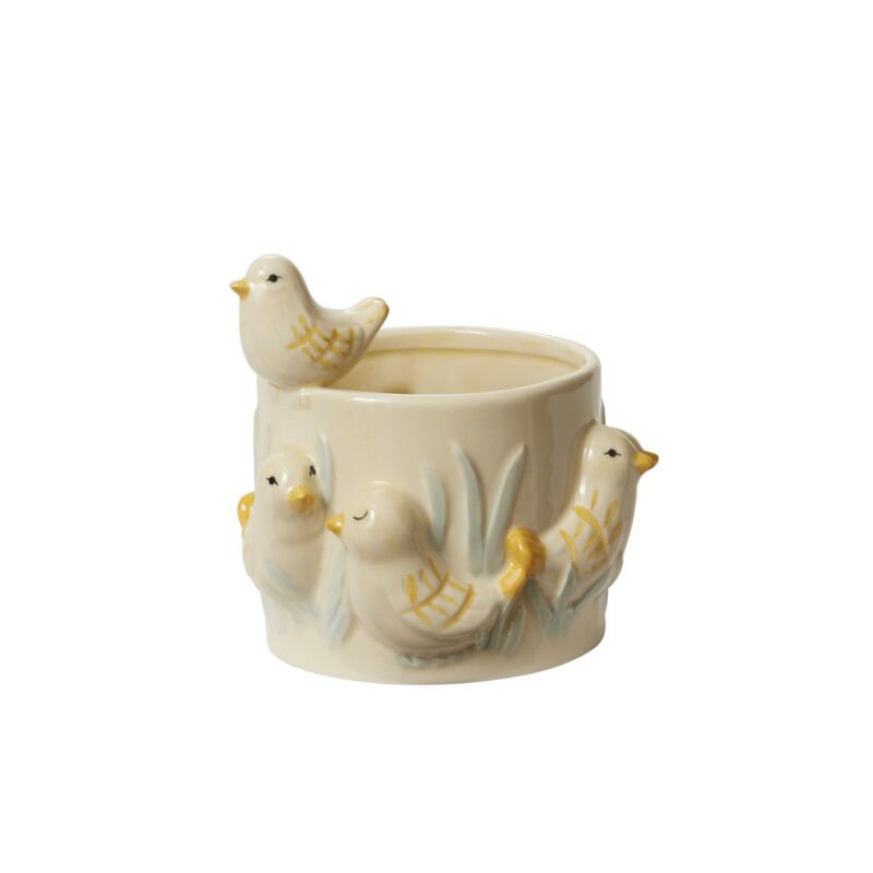 SWEET TWEETS POT Accent Decor Easter Home SWEET TWEETS POT Bonjour Fete - Party Supplies