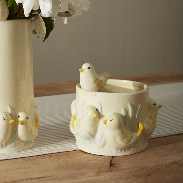 SWEET TWEETS POT Accent Decor Easter Home SWEET TWEETS POT Bonjour Fete - Party Supplies