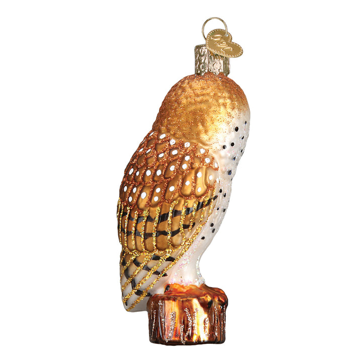 Barn Owl Ornament Old World Christmas 4 X 1.75 X 1.75 / 16118 Barn Owl Ornament Bonjour Fete - Party Supplies