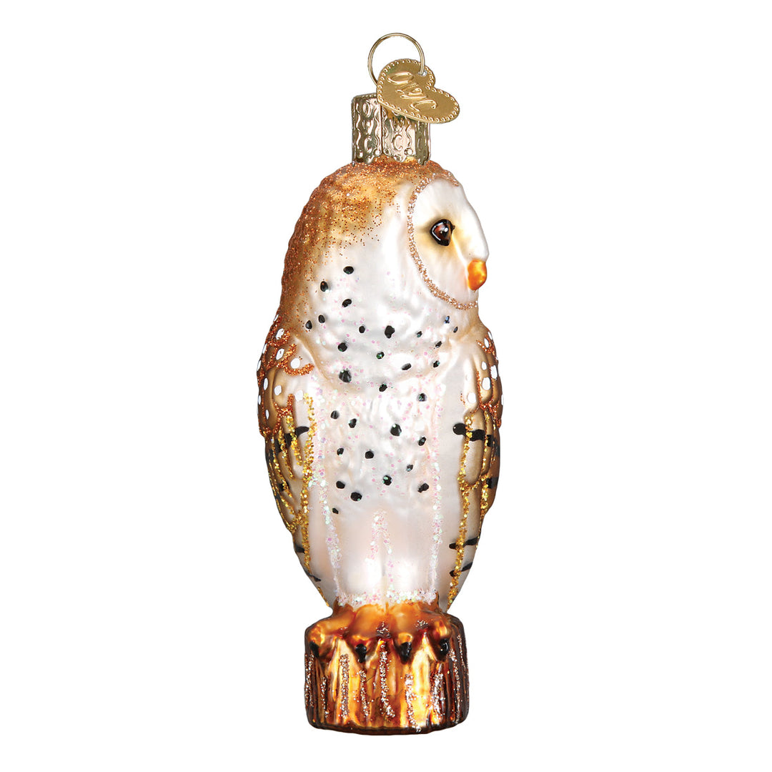 Barn Owl Ornament Old World Christmas 4 X 1.75 X 1.75 / 16118 Barn Owl Ornament Bonjour Fete - Party Supplies