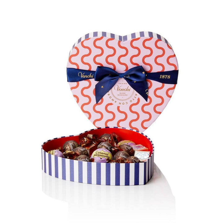Valentine Heart Shaped Chocolate Gift Box - Venchi Chocolate Venchi Valentine Heart Shaped Chocolate Gift Box - Venchi Chocolate Bonjour Fete - Party Supplies