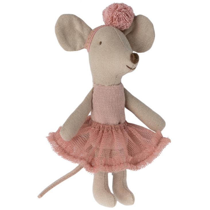 Ballerina mouse, Little sister - Rose Maileg USA Mice Bonjour Fete - Party Supplies