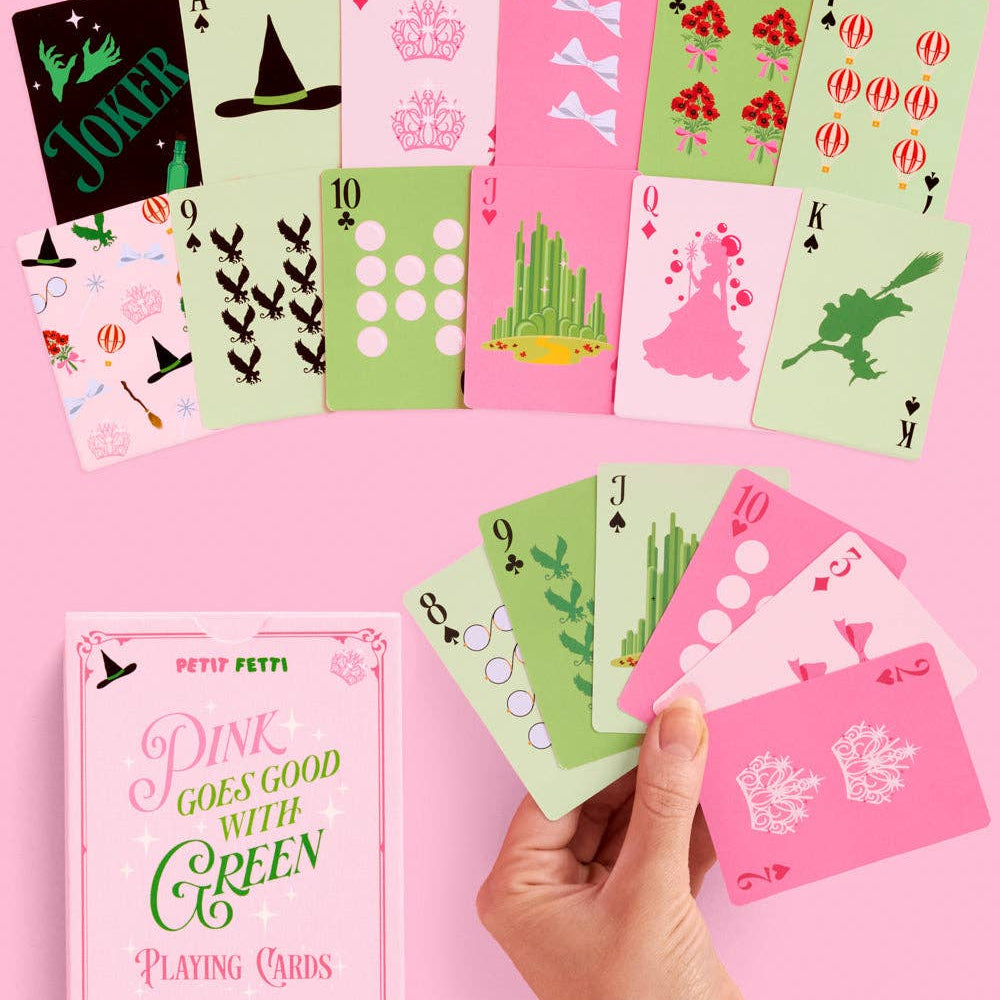 Holding Space Cards - 54 playing cards xo, Fetti Holding Space Cards - 54 playing cards Bonjour Fete - Party Supplies