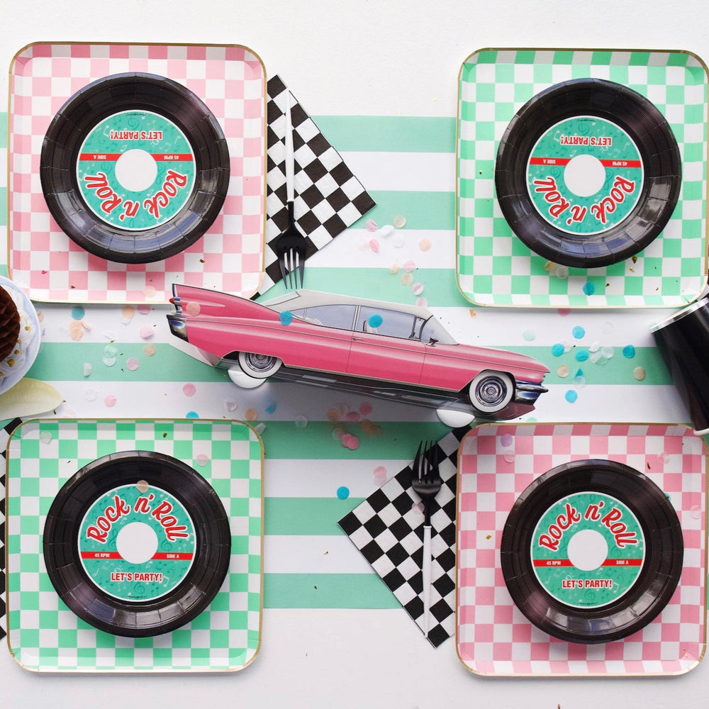 VINTAGE CRUISIN' CAR CENTERPEICE Beistle Centerpieces VINTAGE CRUISIN' CAR CENTERPEICE Bonjour Fete - Party Supplies