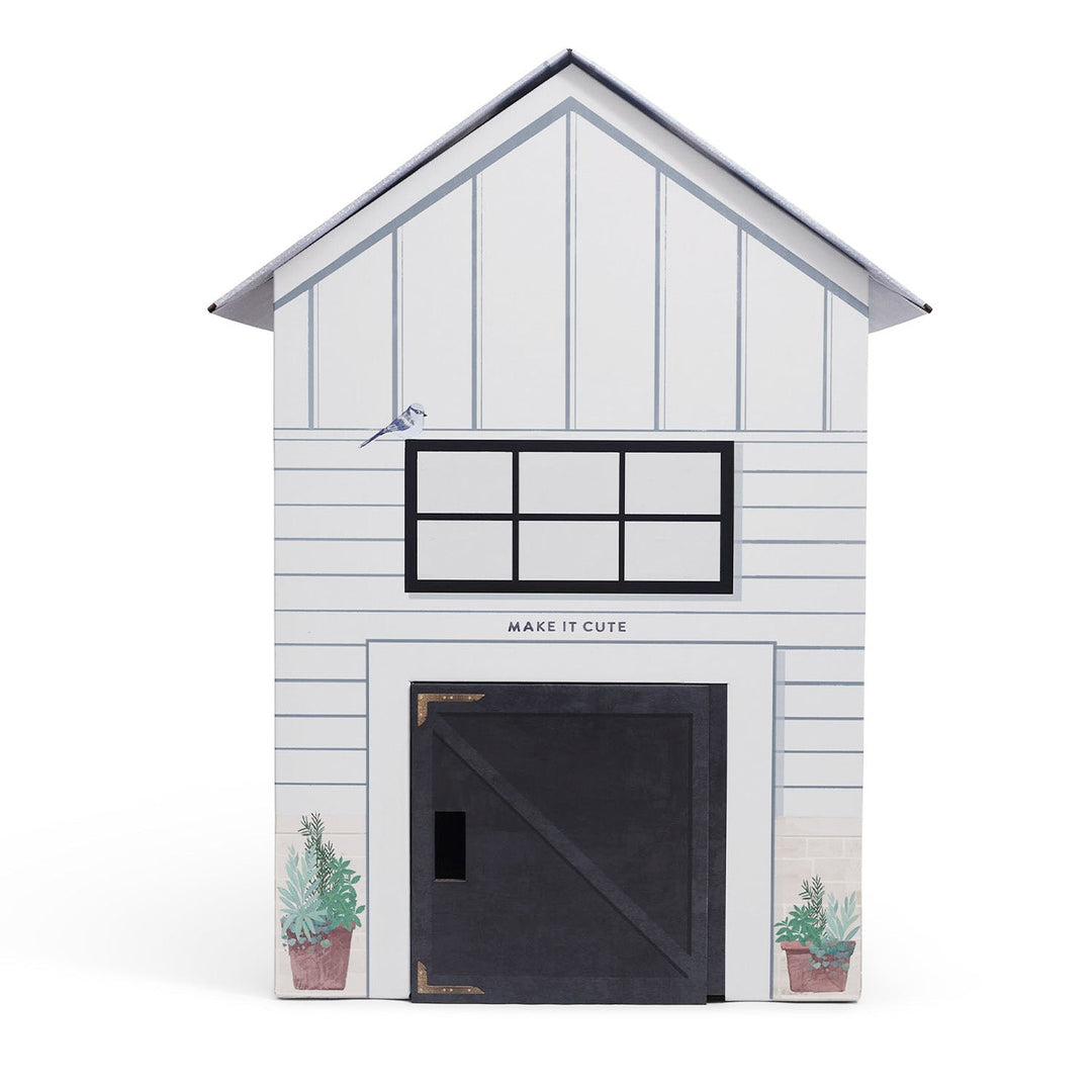 Modern Farmhouse Playhouse Make It Cute, LLC Playhouse Modern Farmhouse Playhouse Bonjour Fete - Party Supplies