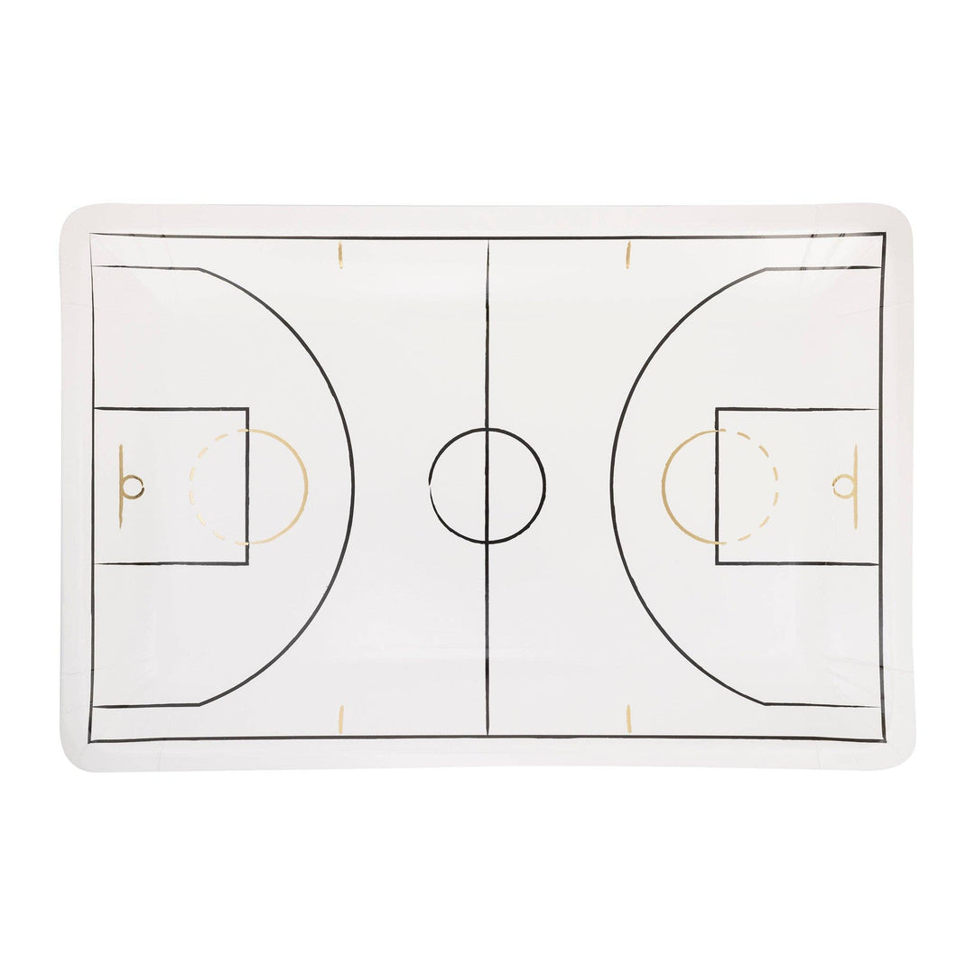 Basketball Court Plates Bonjour Fete Party Supplies Sports Party