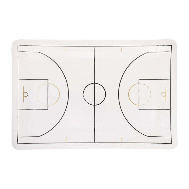 Basketball Court Plates Bonjour Fete Party Supplies Sports Party