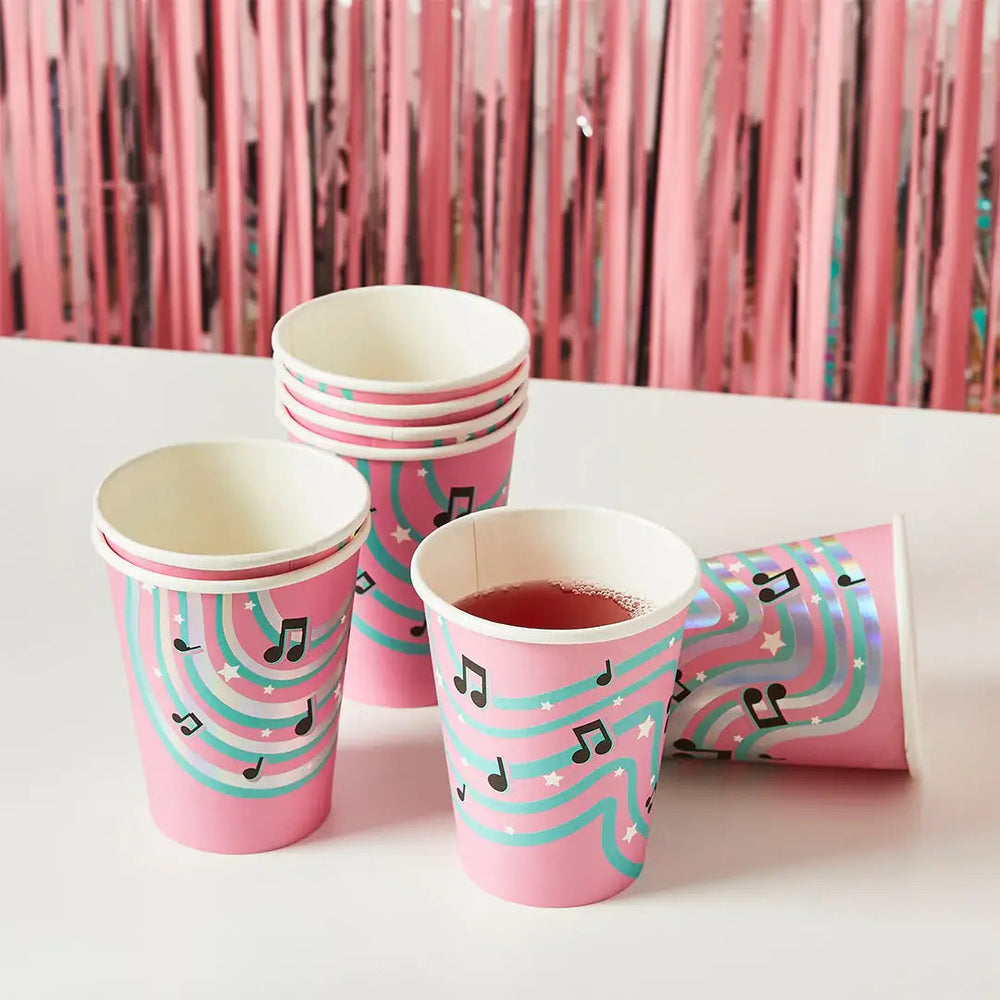 Music Note Cups Bonjour Fete Party Supplies Taylor Swift