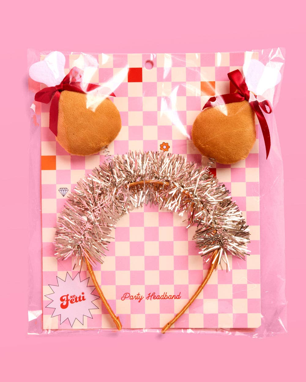 Turkey Leg Thanksgiving Headband - funny fringe gift xo, Fetti Turkey Leg Thanksgiving Headband - funny fringe gift Bonjour Fete - Party Supplies