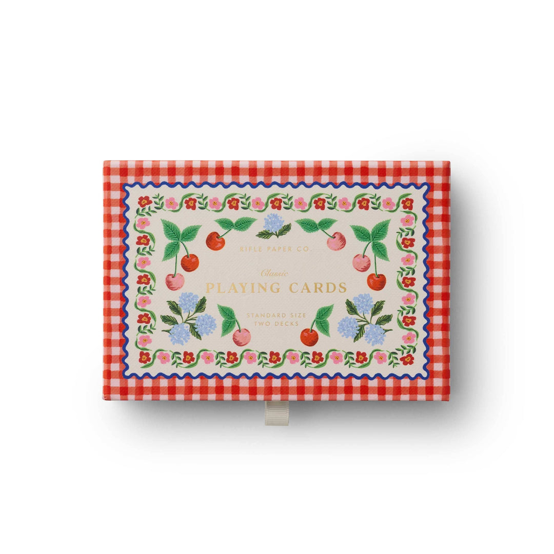 PICNIC PLAYING CARD SET Rifle Paper Co. Card game PICNIC PLAYING CARD SET Bonjour Fete - Party Supplies
