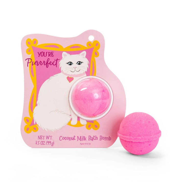Cat Clamshell Bath Bomb Cait + Co Cat Clamshell Bath Bomb Bonjour Fete - Party Supplies