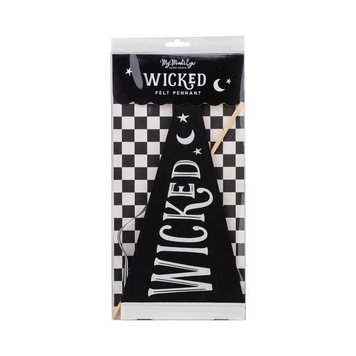 PLHB279 - Wicked Felt Pennant My Mind’s Eye Halloween Decor PLHB279 - Wicked Felt Pennant Bonjour Fete - Party Supplies