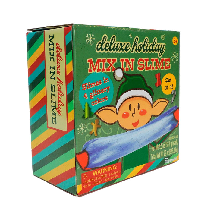 Toysmith Deluxe Holiday Mix-In Slime, Stocking Stuffer Toysmith Toysmith Deluxe Holiday Mix-In Slime, Stocking Stuffer Bonjour Fete - Party Supplies