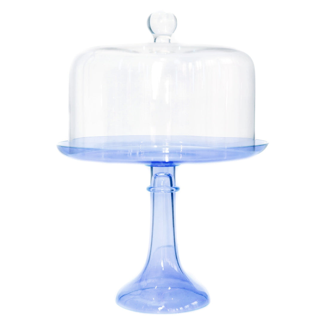Estelle Cake Stand {Cobalt Blue} Estelle Colored Glass Cake Stand CAKE STAND Estelle Cake Stand {Cobalt Blue} Bonjour Fete - Party Supplies