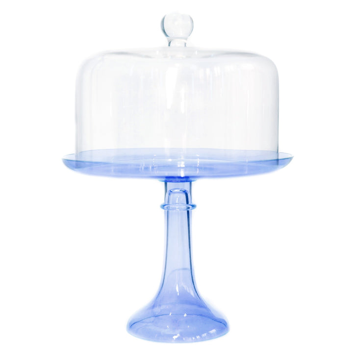 Estelle Cake Stand {Cobalt Blue} Estelle Colored Glass Cake Stand CAKE STAND Estelle Cake Stand {Cobalt Blue} Bonjour Fete - Party Supplies