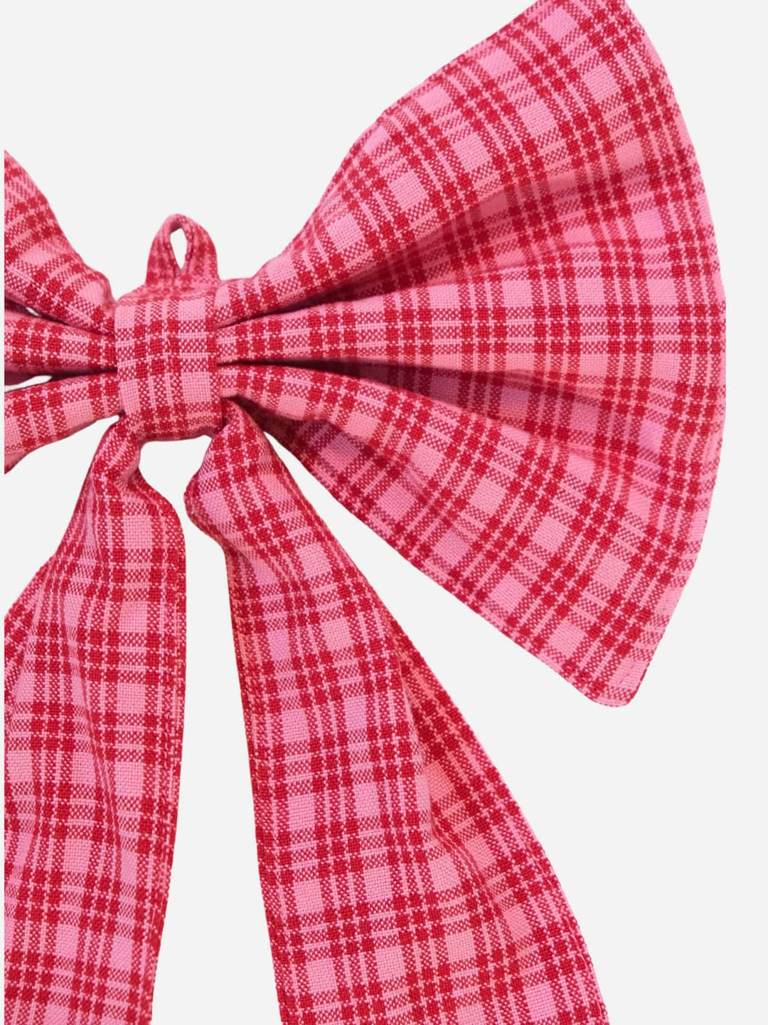 KATHERINE PLAID - Valentine Fabric Bow Heather Taylor Home simple KATHERINE PLAID - Valentine Fabric Bow Bonjour Fete - Party Supplies