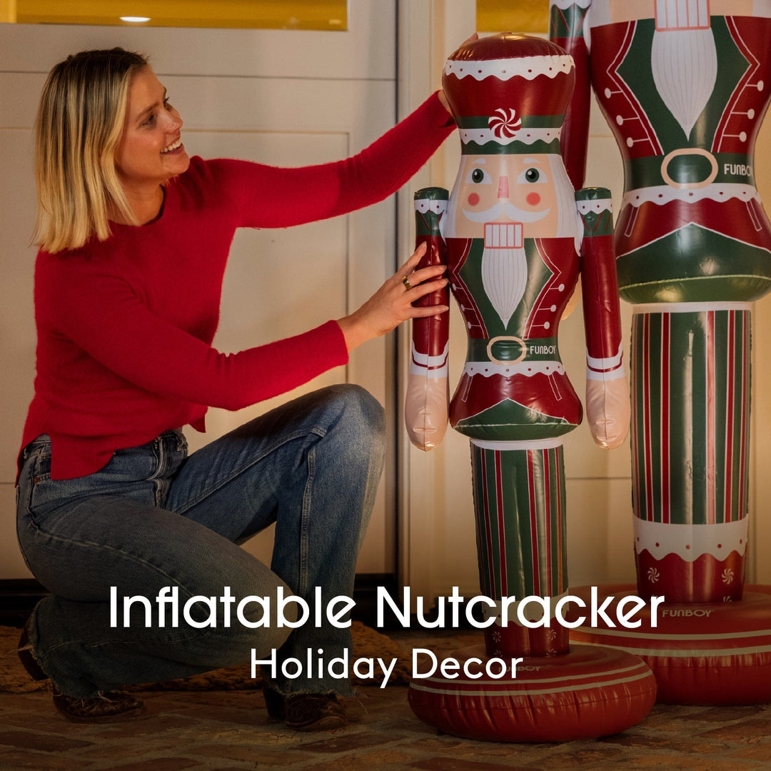 Inflatable Nutcracker Funboy Holiday Decor Inflatable Nutcracker Bonjour Fete - Party Supplies