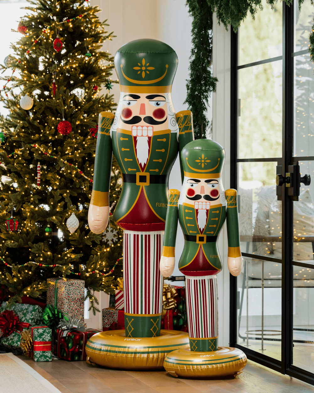 Inflatable Nutcracker Funboy Holiday Decor Inflatable Nutcracker Bonjour Fete - Party Supplies
