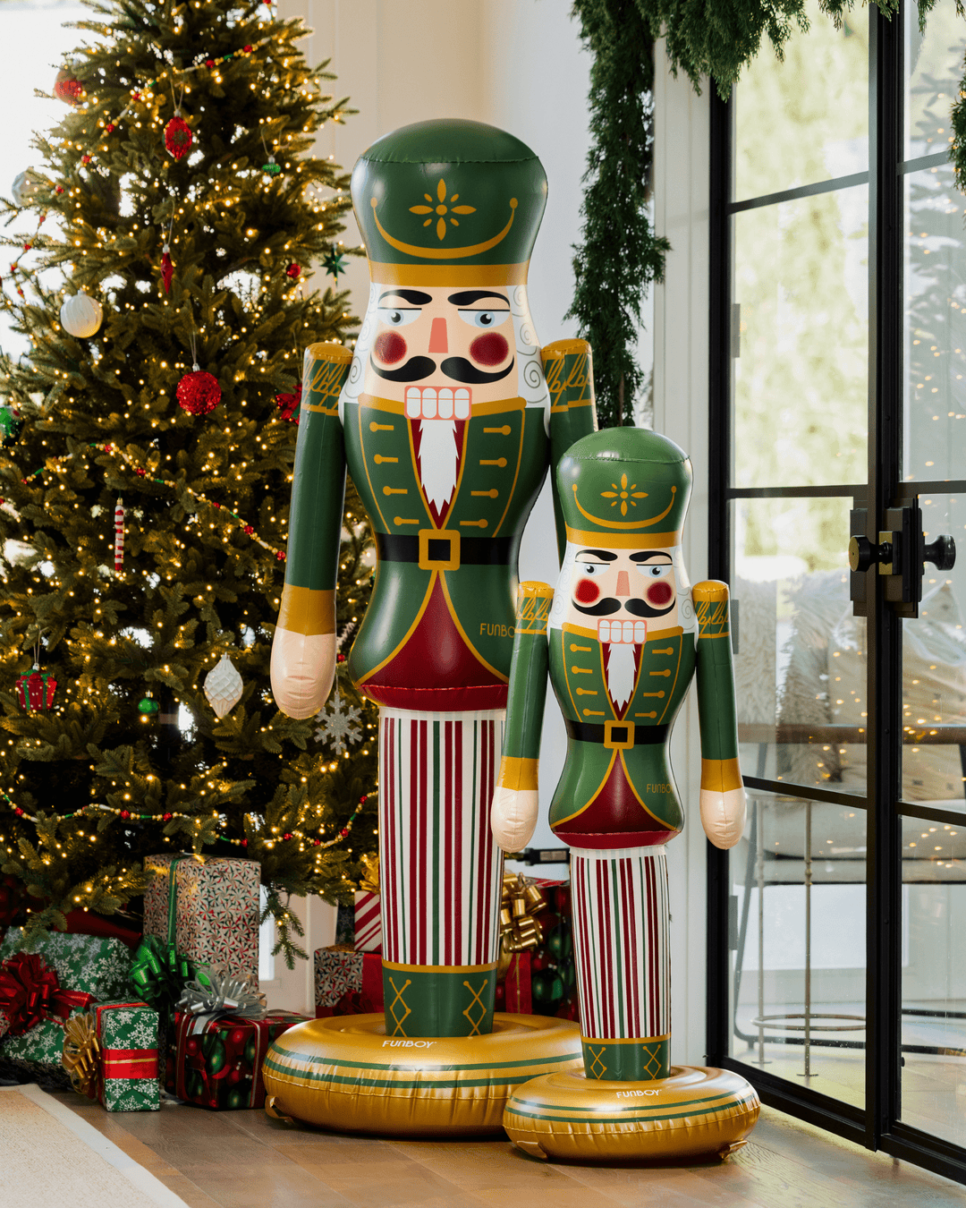Inflatable Nutcracker Funboy Holiday Decor Inflatable Nutcracker Bonjour Fete - Party Supplies