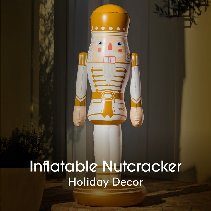 Inflatable Nutcracker Funboy Holiday Decor Inflatable Nutcracker Bonjour Fete - Party Supplies