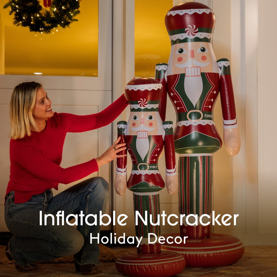 Inflatable Nutcracker Funboy Holiday Decor Inflatable Nutcracker Bonjour Fete - Party Supplies