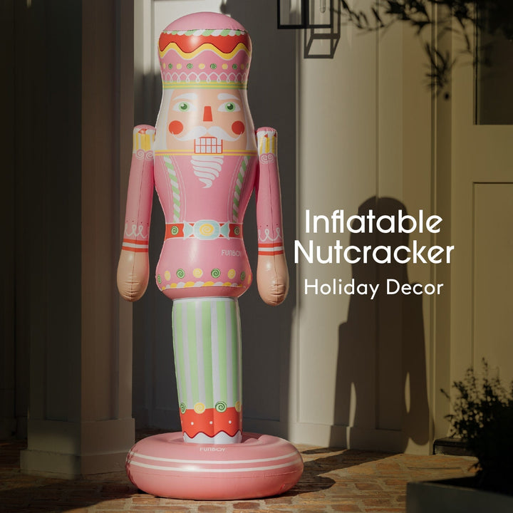 Inflatable Nutcracker Funboy Holiday Decor Inflatable Nutcracker Bonjour Fete - Party Supplies