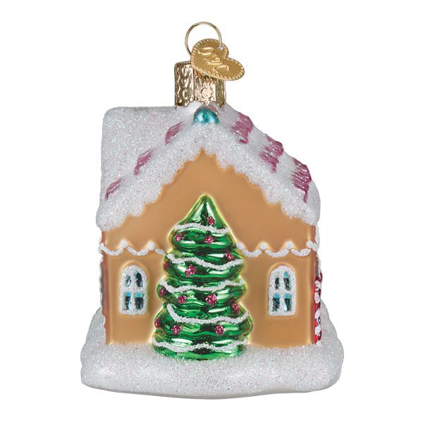 Sugar Coated Cottage Ornament Old World Christmas 3 X 3.75 X 2.5 / 20150 Sugar Coated Cottage Ornament Bonjour Fete - Party Supplies