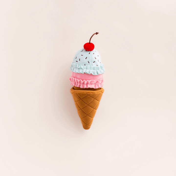 Ice Cream Interactive Snuffle Dog Toy - Bonjour Fête 