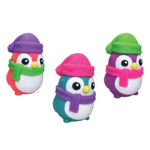 SQUISHMAS POLAR GLOW PENGUIN NEE DOH Schylling Stocking Stuffers & Holiday Party Favors SQUISHMAS POLAR GLOW PENGUIN NEE DOH Bonjour Fete - Party Supplies