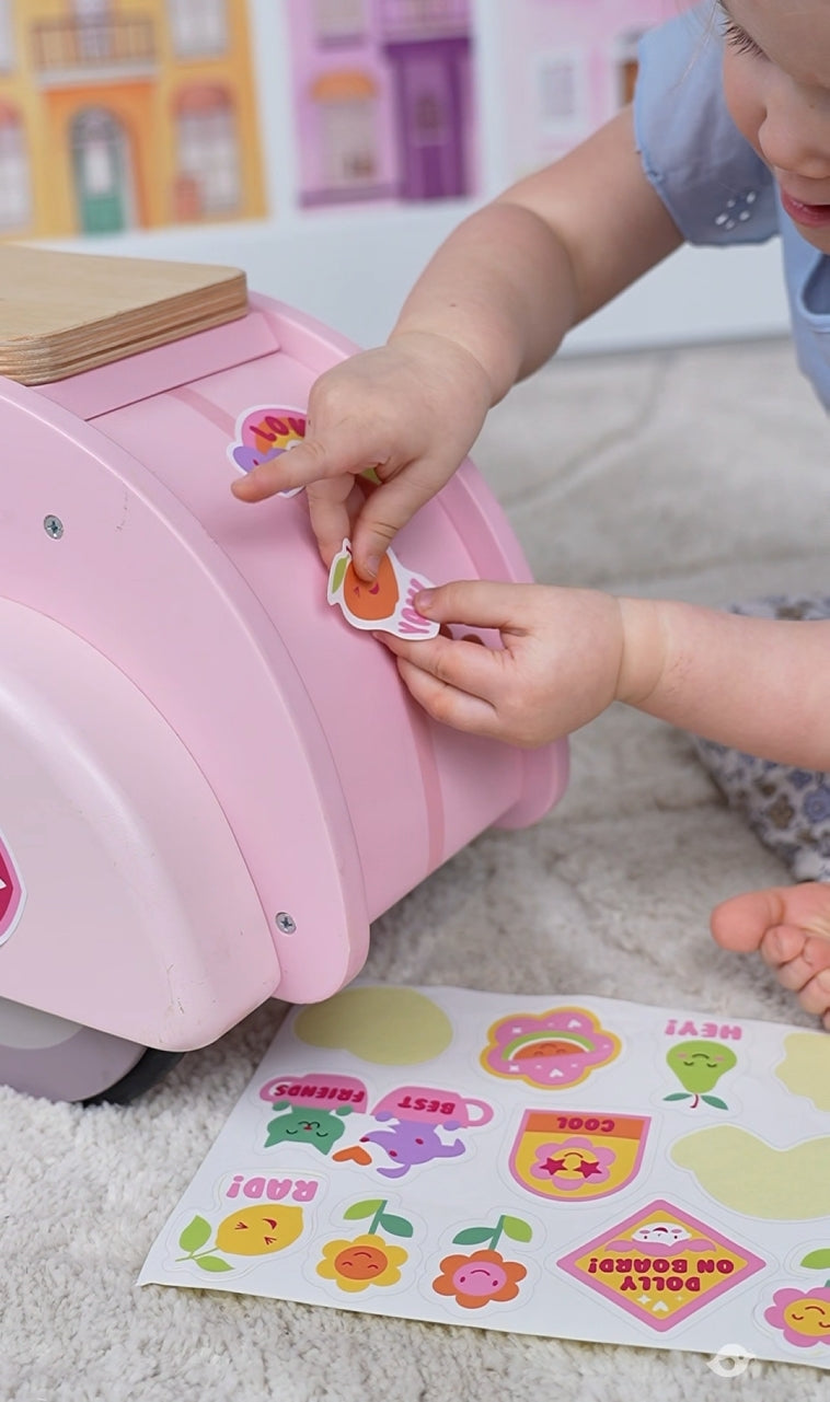 Scooter with Basket Tender Leaf Scooter with Basket Bonjour Fete - Party Supplies
