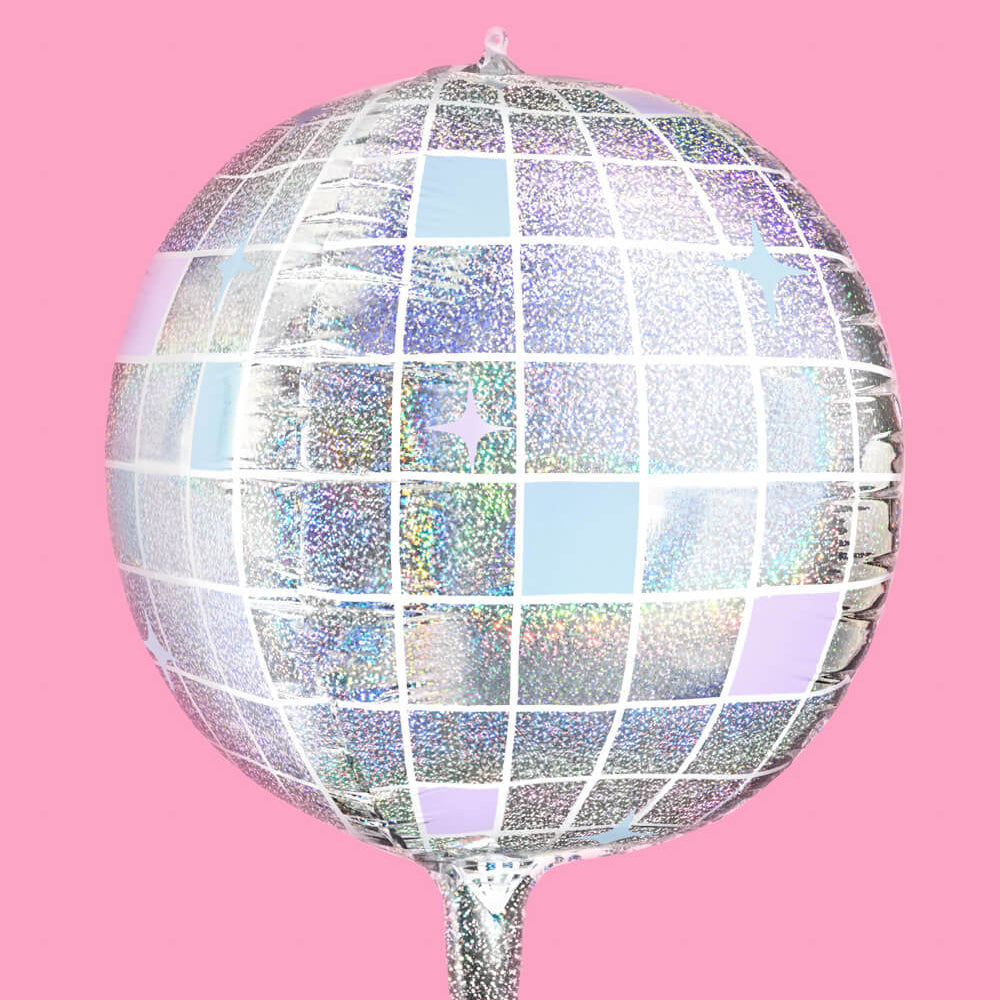 Shimmer Disco Balloon - 4 disco ball balloons xo, Fetti balloons Shimmer Disco Balloon - 4 disco ball balloons Bonjour Fete - Party Supplies