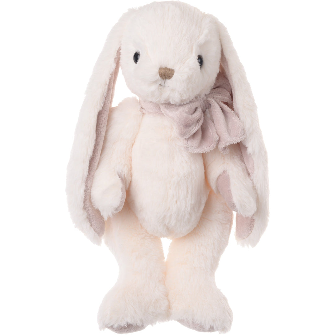 CREAM PLUSH BUNNY WITH BOW Bukowski Bears Easter Gifts & Basket Fillers CREAM PLUSH BUNNY WITH BOW Bonjour Fete - Party Supplies