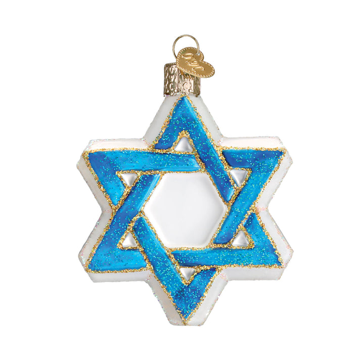 Star Of David Ornament Old World Christmas 3.5 X 3 X 0.75 / 22033 Star Of David Ornament Bonjour Fete - Party Supplies