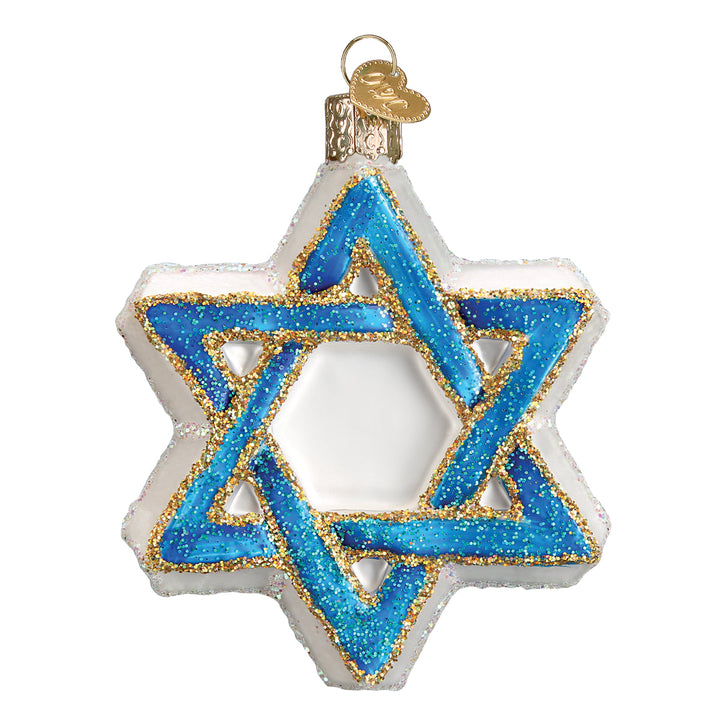 Star Of David Ornament Old World Christmas 3.5 X 3 X 0.75 / 22033 Star Of David Ornament Bonjour Fete - Party Supplies