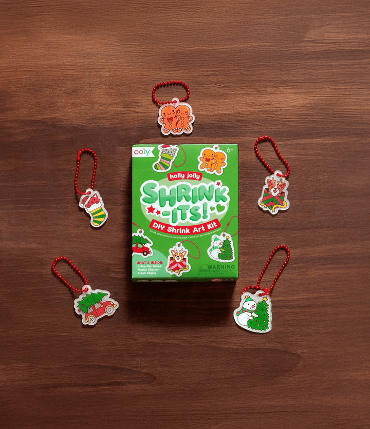 Holly Jolly DIY Shrink Art Kit