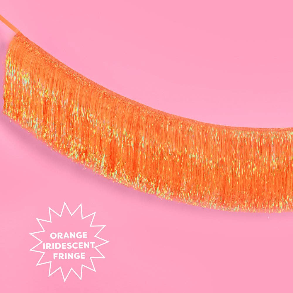 Showgirl Fringe Banner - iridescent banner xo, Fetti Showgirl Fringe Banner - iridescent banner Bonjour Fete - Party Supplies