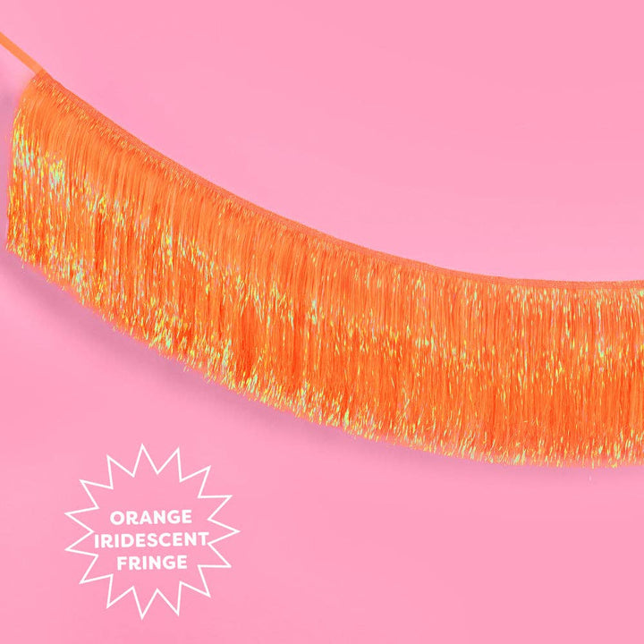 Showgirl Fringe Banner - iridescent banner xo, Fetti Showgirl Fringe Banner - iridescent banner Bonjour Fete - Party Supplies