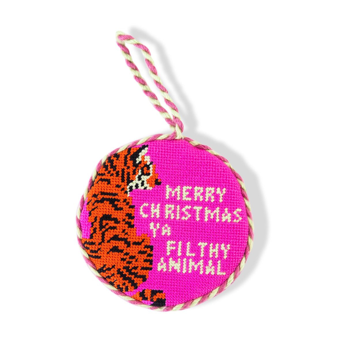 Needlepoint Ornament - Filthy Animal - Thumbnail 3