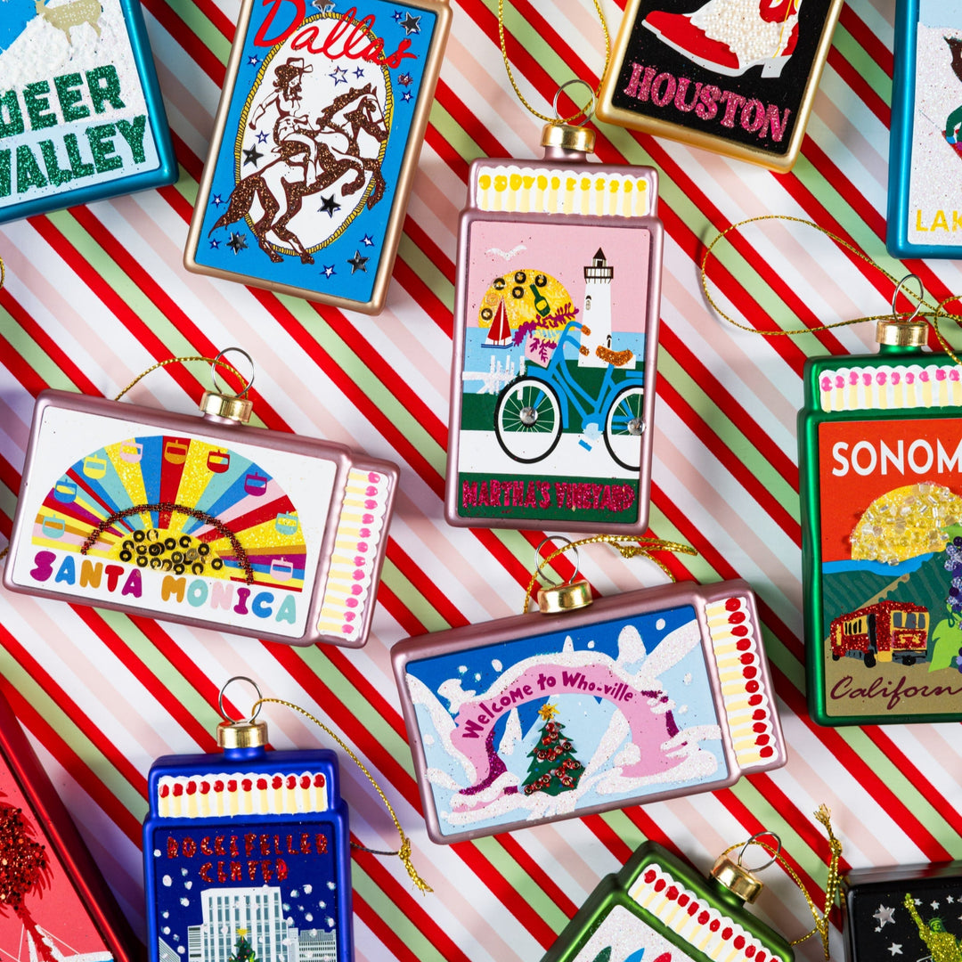 Matchbook Ornament - Whoville Furbish Studio Ornaments Matchbook Ornament - Whoville Bonjour Fete - Party Supplies