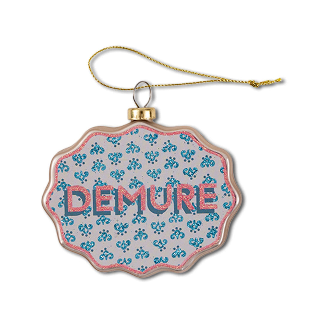 Scallop Ornament - Demure Furbish Studio Ornaments Scallop Ornament - Demure Bonjour Fete - Party Supplies