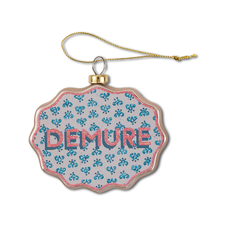 Scallop Ornament - Demure Furbish Studio Ornaments Scallop Ornament - Demure Bonjour Fete - Party Supplies