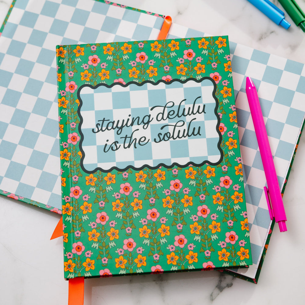 Notebook - Delulu Furbish Studio Desk Accessories Notebook - Delulu Bonjour Fete - Party Supplies