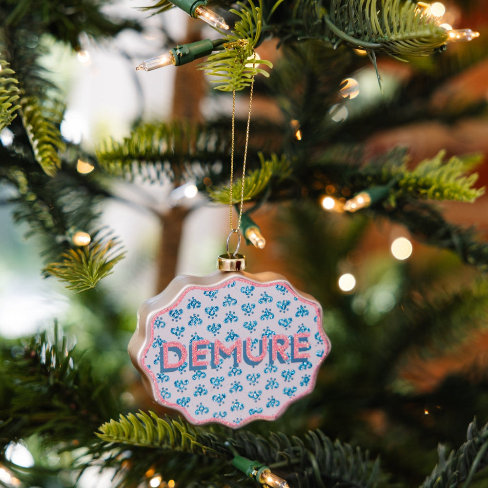 Scallop Ornament - Demure Furbish Studio Ornaments Scallop Ornament - Demure Bonjour Fete - Party Supplies