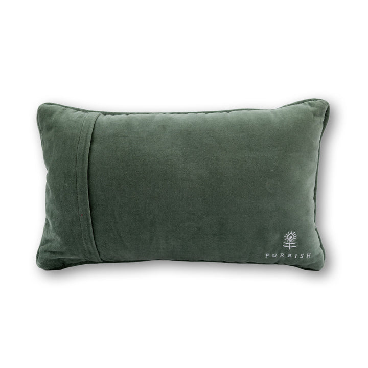 Make It A Double Needlepoint Pillow Furbish Studio Needlepoint Make It A Double Needlepoint Pillow Bonjour Fete - Party Supplies