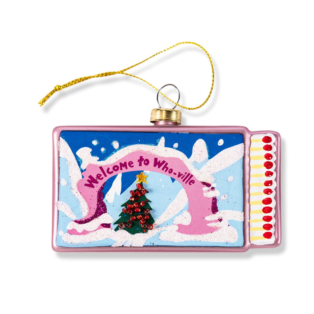 Matchbook Ornament - Whoville Furbish Studio Ornaments Matchbook Ornament - Whoville Bonjour Fete - Party Supplies