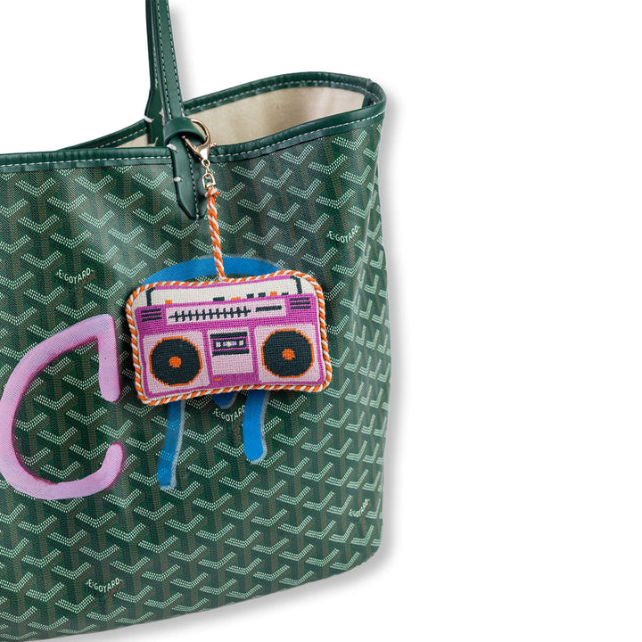 Pink Boombox- Bag Charm Furbish Studio Bag Charm Pink Boombox- Bag Charm Bonjour Fete - Party Supplies