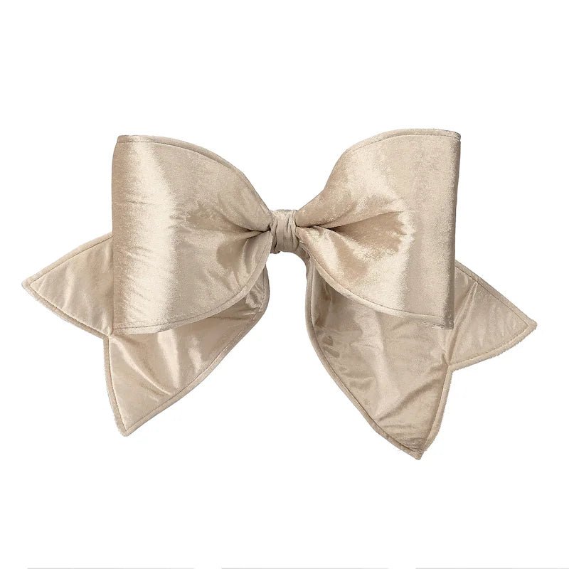 Champagne Outdoor Velvet UV Bow