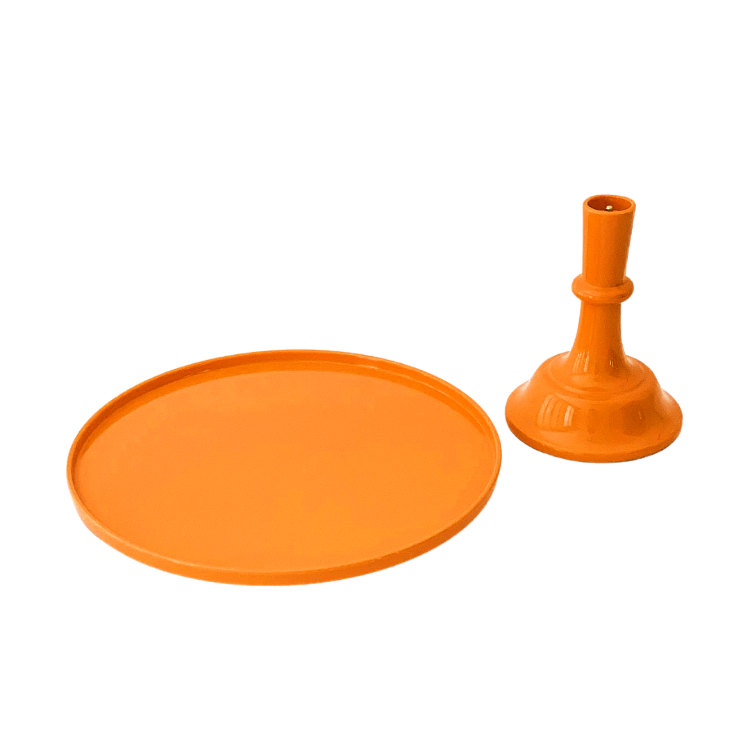 Orange Pedestal Cake Stand Bonjour Fete Party Supplies Halloween Party Supplies