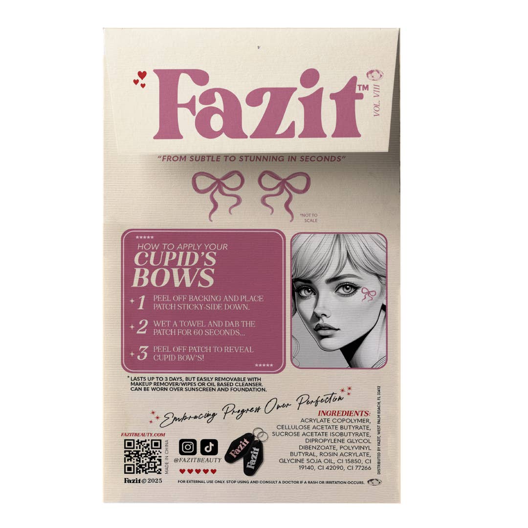 Cupid's Bows - Limited Edition: 6 Fazit Cupid's Bows - Limited Edition: 6 Bonjour Fete - Party Supplies