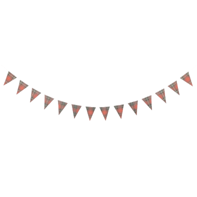 Mini Paper Pennant Banner Set
